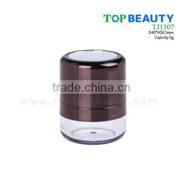 TJ1307-2 powder plastic empty case clear color