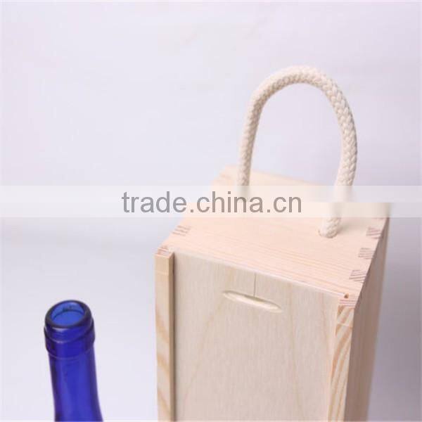 High quality sliding lid various style luxury wooden wine gift storage box