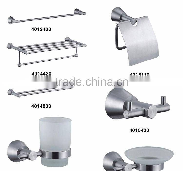 Eco-Friendly stainless steel material bathroom accessory set with low price