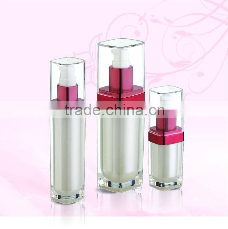 acrylic square lotion bottles,cosmetic pacakging, containers