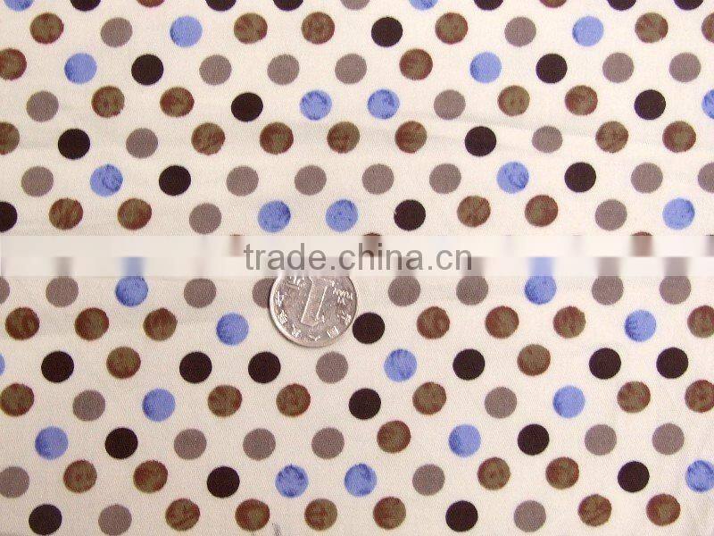 2014 Hot Sale Dot Printed Fabric Cotton Printed Fabric