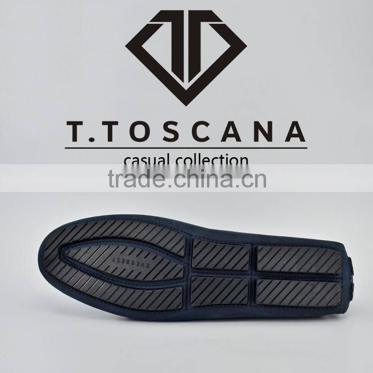 Navy nubuck leather tassels upper with buckle men leather casual shoes dubai shoes