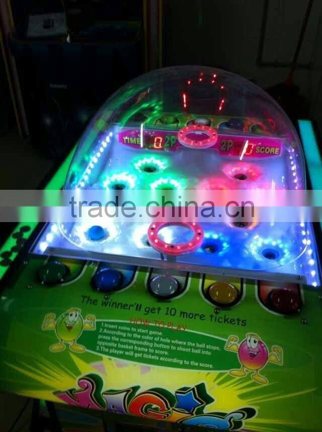 amusement park kids redemption arcade game magic ball Coin operated pinball machine