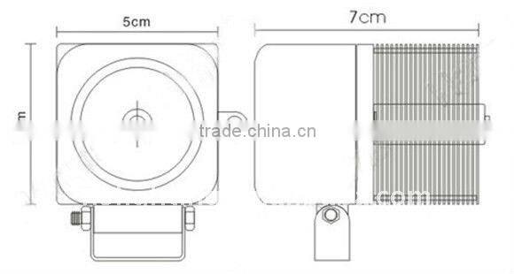 supper bright 10W LED work light wide beam flood beam