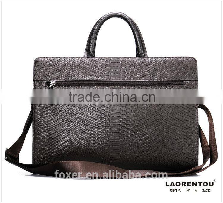 pu leather lawyer briefcase business laptop bag leather attache case