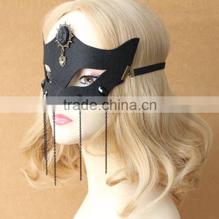 MYLOVE Non-woven black bat mask for party factory design MLMJ28
