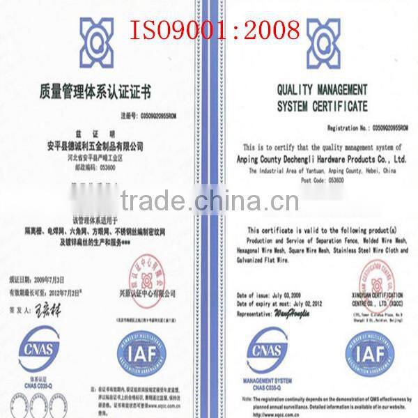 plant support net (iso 9001-2008)
