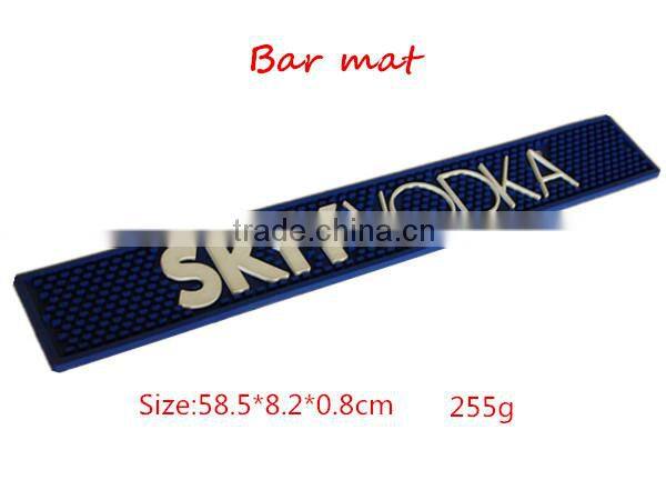 Best sell printed logo pvc rubber mats