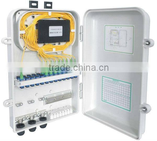 12 cores wall mount telecom cabinet