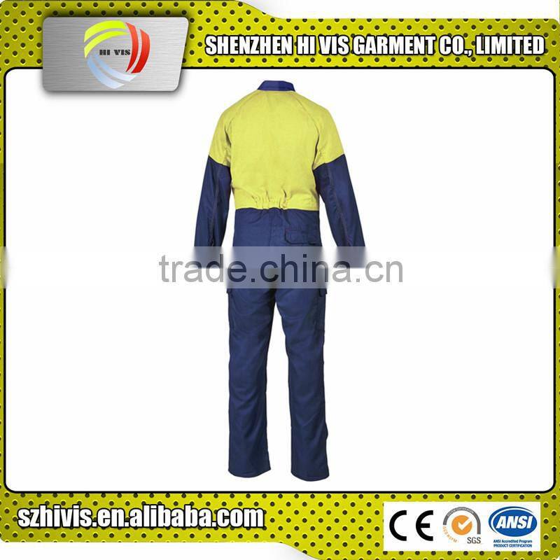 yellow navy flame resistant anti-static wholesale fr workwear