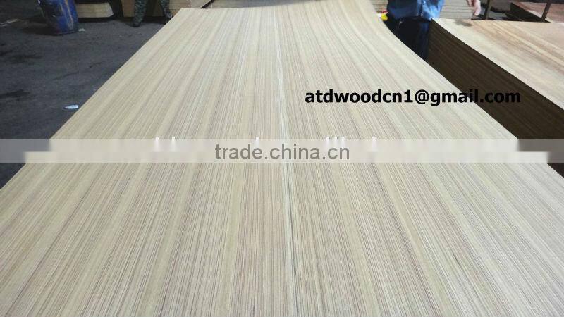 2.4mm straight line teak mdf fancy plywood