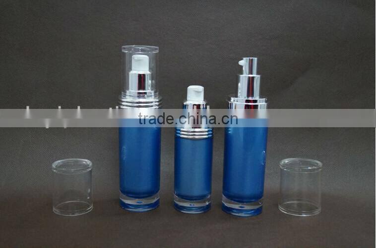 blue color series bottle/cosmetic packaging