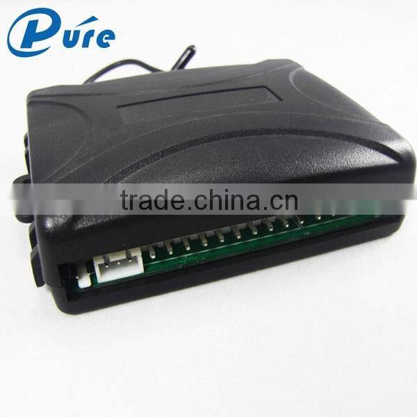 Universal good quality and cheap price one way auto central locking car alarm black color with LED indicator