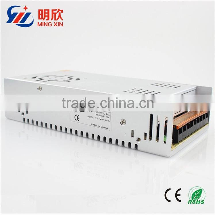 Aluminum Case 400W 12V 34A Power Supply with CE ROHS
