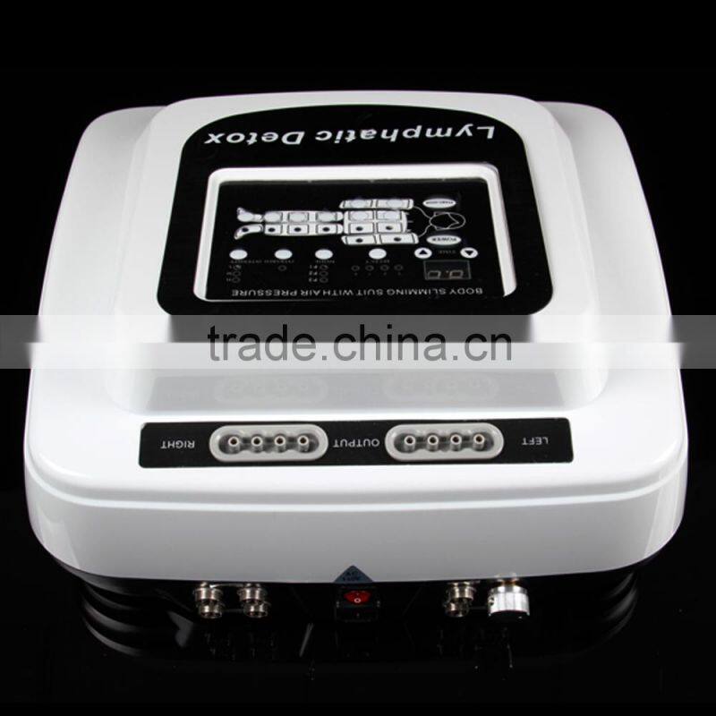 Hot sale ultrasonic welding 36v safty voltage far infrared air pressotherapy lymphatic drainage machine