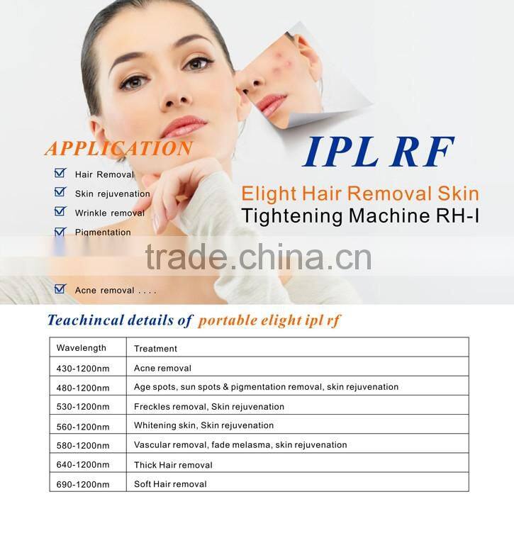 IPL Elight Laser Machine for Hair Removal Beauty Salon Machine