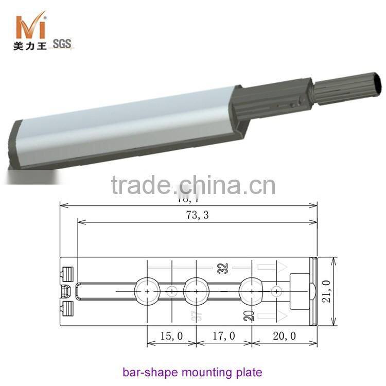 Cabinet Drawer Door Plastic Damper Buffer Push to Open Catch Latch