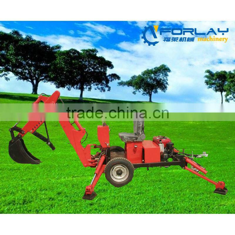 mini towable backhoe