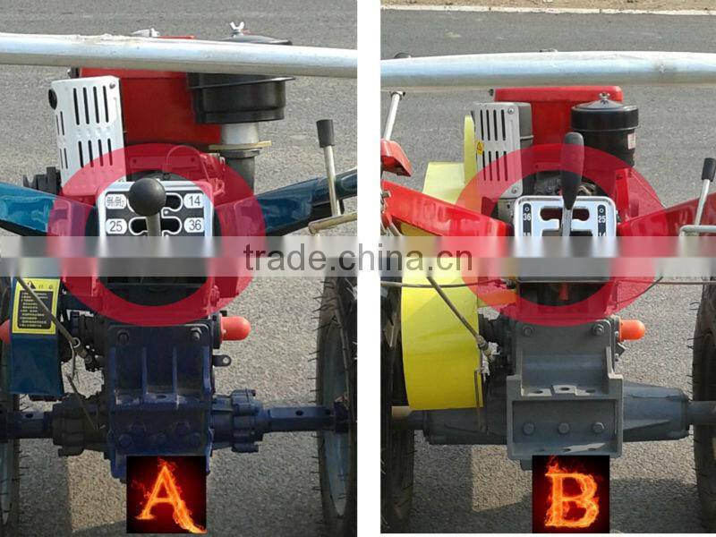 12HP manual start farm hand tractor made in China