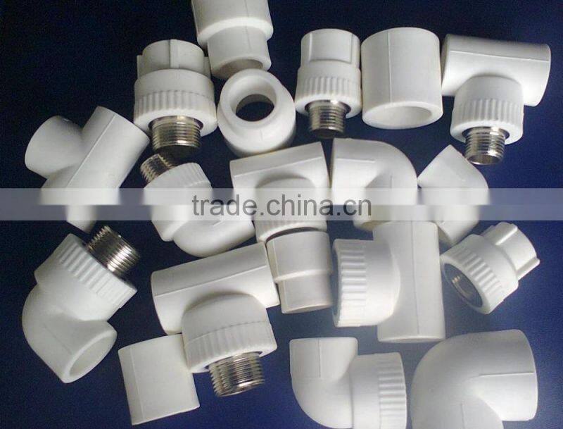 PPR plastic material pipe fitting equal and reducing socket