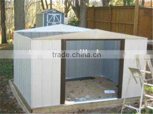 galvanized steel garden shed