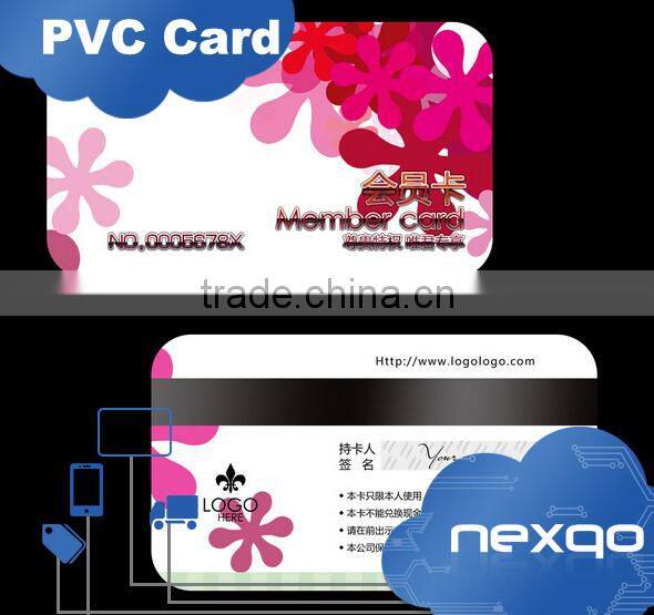 Printable plastic gift card for holiday