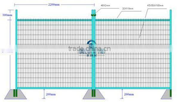 Good quality rot proof wire diameter 4mm wire mesh boundary fence