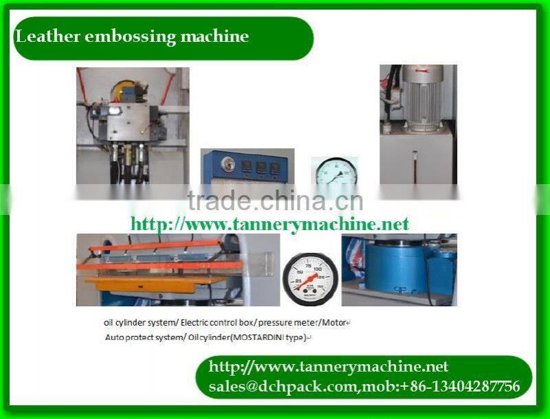 leather embossing machine used for sale