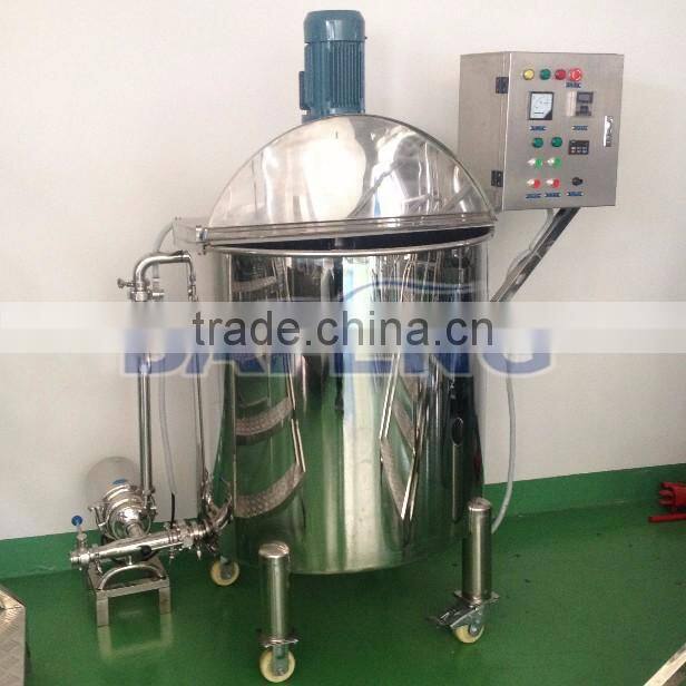 electric heated jacket liquid mixing tank