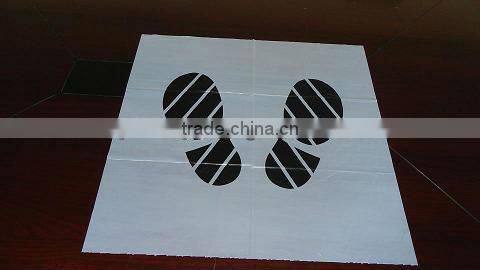(hxy) high quality disposable clear plastic car foot mat covers