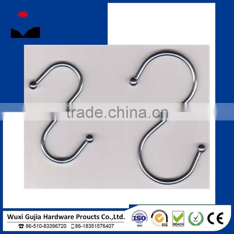 Can hang sign, work instruction of S-shaped metal hooks