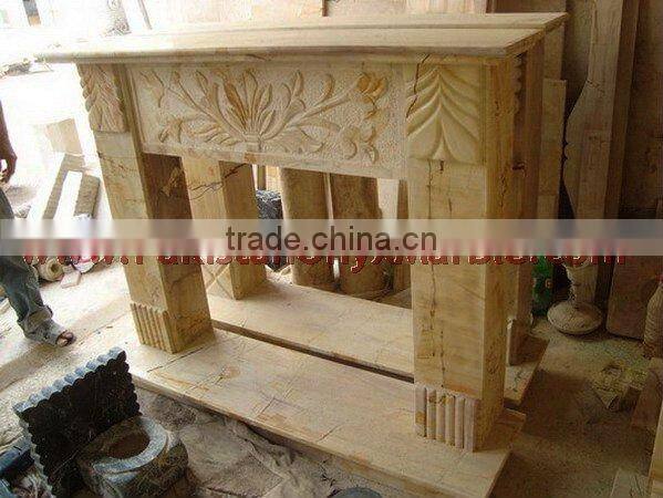 NATURAL COLOR MARBLE FIRE PLACES