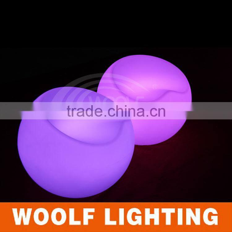 Versatile Modish Bedroom Hotel Restaurant Bar Round Leisure LED Sofa Chair