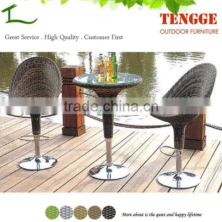 Rattan garden pool bar chair