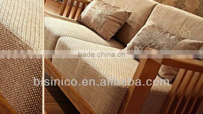 Morden Wooden Sofa With Love Seat Cushion,Full Solid Wood Sofa W Coffee Table,Comfortable Living Room Wood Frame Sofa Set