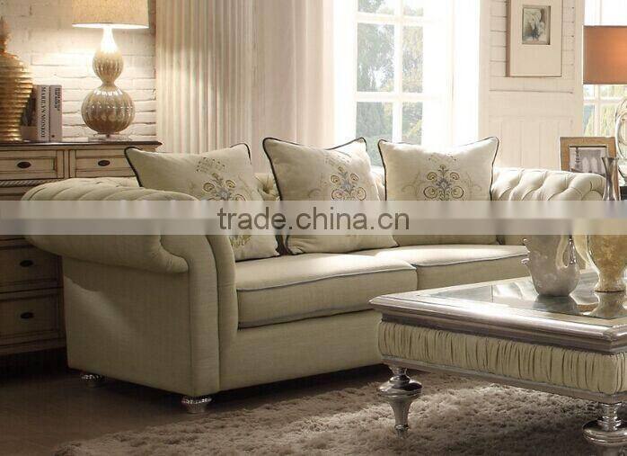 BISINI Contemporary Living Room Sofa, Solid Wood with Upholstery Fabric Sofa Set, Sectional Leisure Furniture Sofa (BF01-X1189)