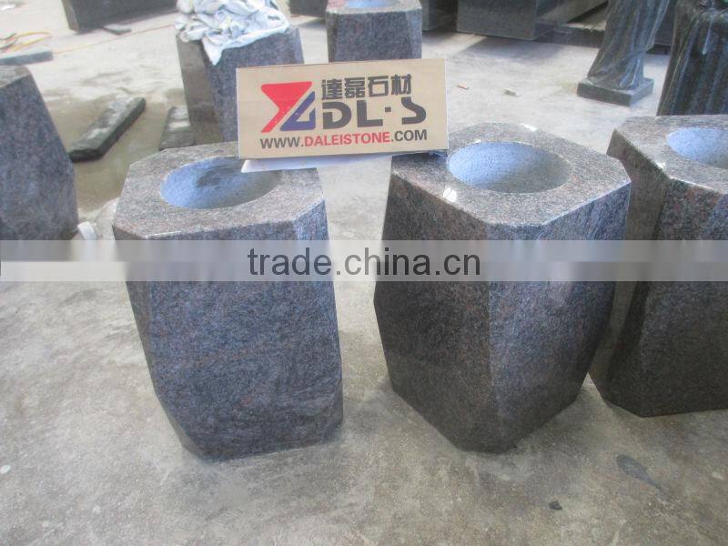 Granite Cemetery flower Vase