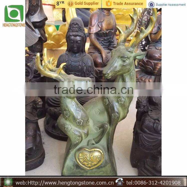Bronze Deer Statue Head For Sale