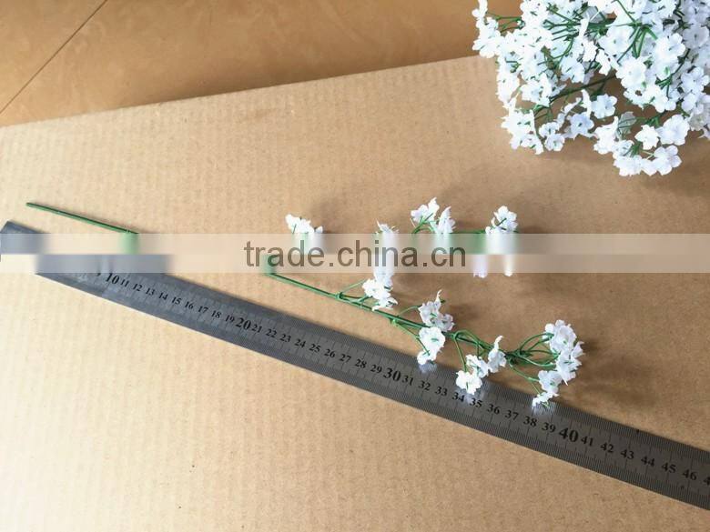 Home table decoration silk babys breath decorative artificial flower making