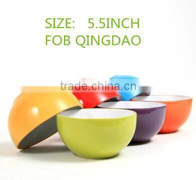 with food certification colorful ceramic bowl for daily use