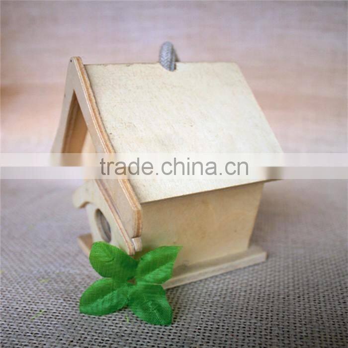 Houseshaped bird nest wood bird nest wood swallow bird nest for double round wood window
