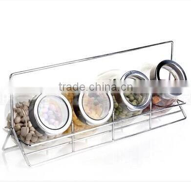 clear oval glass kit /frame for spice