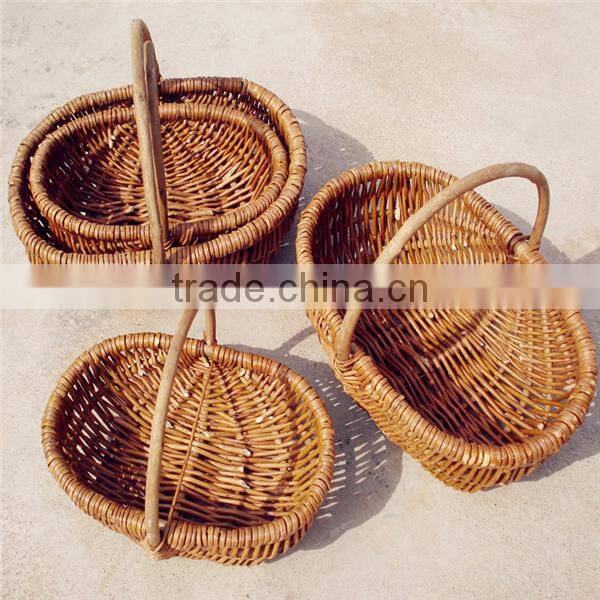 Bountiful Gifts Gourmet Gift Basket made from spilt willow with plastic lining