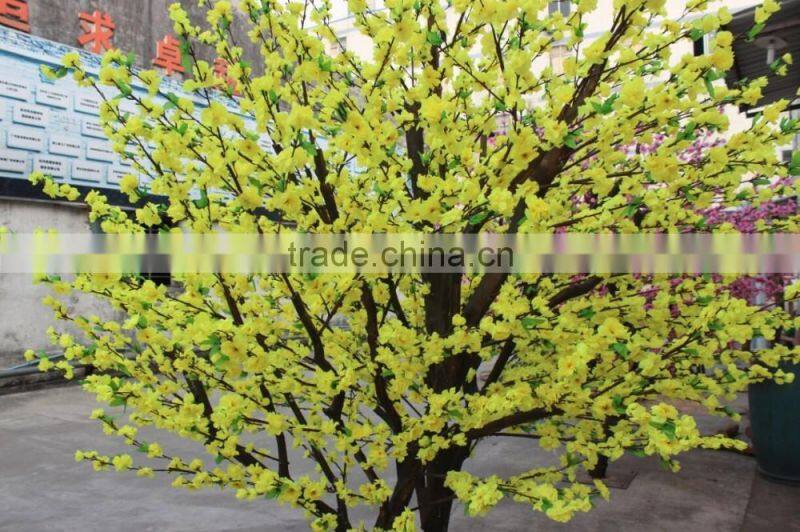 artificial peach flower tree for interior decoration