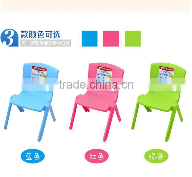 Plastic chirdren chair with comfortable new color 4 angle back study chairs