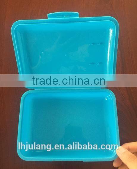 Useful Plastic lunch box with spoon and fork set / plastic lunch box set