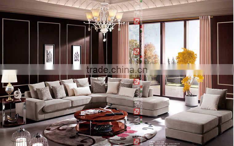 Big L Shape Arab Furniture Living Room Sofa G168-RE