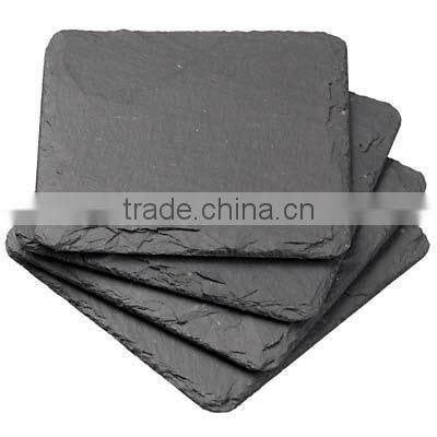 Square slate coaster glass coaster for sale