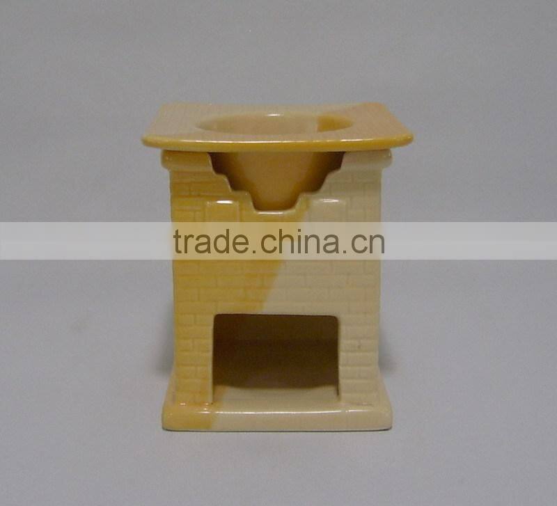 Ceramic Strawberry style red color cute fondue set