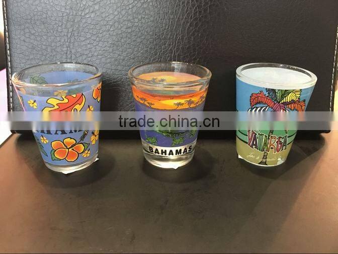 Tourist souvenir gifts high quality custom made shot glass